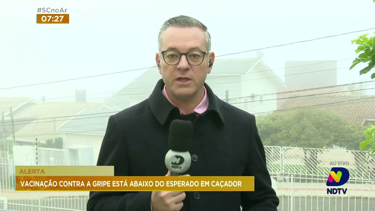 Vacinação contra a gripe está bem abaixo do esperado na cidade de Caçador