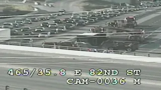 Bungee cord caused six-vehicle I-465 crash ISP says