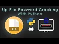 Zip password cracker in python SmartxCodes