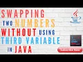 SWAPPING Two Numbers WITHOUT USING THIRD VARIABLE By Abhishek Bhatt Simple Explanation HINDI