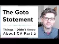 Things I Didn t Know About C Part 2 The Goto Statement