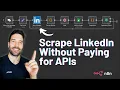 How to Scrape LinkedIn Without Paid APIs Using n8n