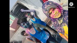 holi vlog at home full masti vlogger boy nitin
