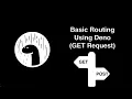 Deno Oak Tutorial Basic Routing App