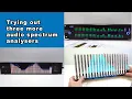 Lagu Three more music Spectrum Analysers.  All that glitters...
