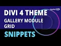 Divi 4 Gallery Module Grid
