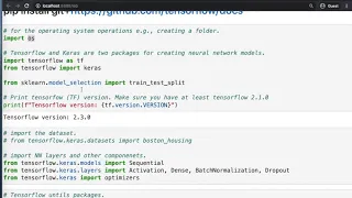 Part 05 - Constructing a Neural Network Models
