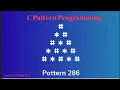 Best pattern tutorial ll C programming language ll