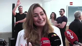 حضور قوي للفنانة نجاة الوفي والفنانة وصال بيريز في العرض ماقبل الاول للفيلم الربحة 