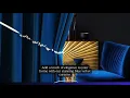 Luxurious blue velvet curtains