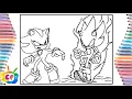 Sonic vs Shadow Coloring 3 Predictions Cartoon - On On feat Daniel Levi NCS Release