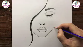 Download How To Draw Beautiful Girl Face With Lipstick #girldrawing #beautifulgirl #facedrawing #lipstick MP3
