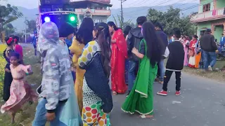 tharu wedding dance at harkapur bhojpuri dj song mt jeevan