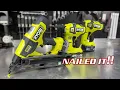 Faster Smaller Lighter NEW RYOBI HP 15GA and 16GA Nailers and 18GA Stapler
