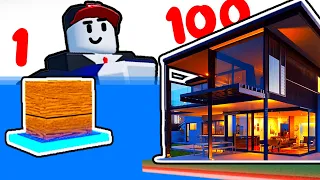Постройки В 1 10 100 Блоках в Build A Boat Roblox 