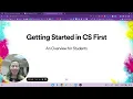 Getting started in CS First for students