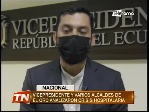 Vicepresidente y varios alcaldes de El Oro analizaron crisis hospitalaria