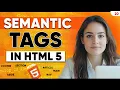 Semantic Tags in HTML5 Explained Learn HTML5 Semantic Elements with Examples for Beginners