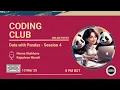 Coding Club Python Data with Pandas
