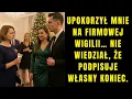 Lagu Upokorzył mnie na firmowej Wigilii by mnie złamać ale nie wiedział że wywrócę świat do góry nogami