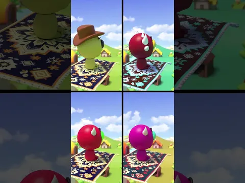 Geometry Dash all Faces flies on a Magic Carpet