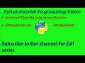 Learn Python parallel programming Python Thread part 1 CPU bound Task 1