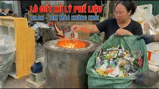 Lò Đốt Rác Không Khói Siêu Tốc - Đốt Nilon & Tem Mác Nước Ngọt Không Mùi | Kỹ Sư Trần Thành Hữu