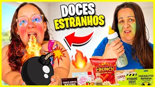 Experimentamos os DOCES MAIS ESTRANHOS! Que NOTA você dá?
