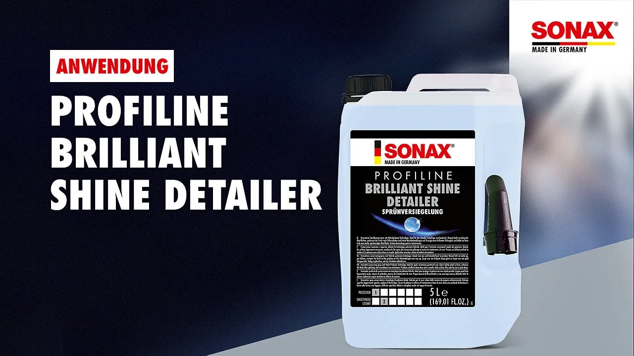 Anwendung SONAX PROFILINE BrilliantShine Detailer