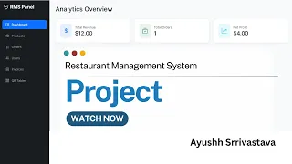 Modern Restaurant Management System using Python Flask SQL Full Project Demo