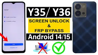 vivo y35 y36 android 14 15 hard reset u0026 frp bypass latest update without pc