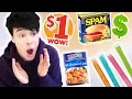 i only ate DOLLAR STORE FOODS for 24 hours