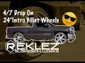 Dropping Single Cab on 24 Intro Billet Wheels Drop Kit Installation