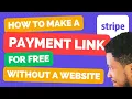 How to make a payment page link for free without building a website