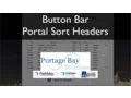 FileMaker Button Bar Portal Sort Headers