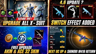 DON'T WASTE LUCKY COINS 😱 GET FREE UPGRADE AKM & ACE32 SKIN / M4 GLACIER SWITCH EFFECT / NEXT UC UP