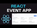 Complete React JS Project - Build an Event App