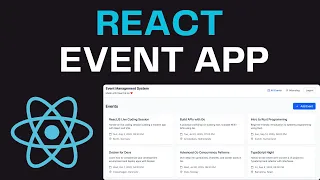 Complete React JS Project - Build an Event App