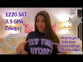 HOW I GOT INTO NYU low stats advice and how to fill out the common app