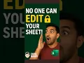 Protect Excel Sheet in Seconds No One Can Edit