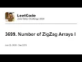 Daily Leetcode Jun 23 2026 - 3699 Number of ZigZag Arrays I