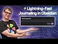 QuickAdd The Secret to Effortless Obsidian Journaling