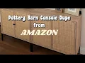 Pottery Barn Console Dupe From Amazon