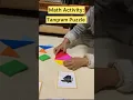 Math Activity for Kids Tangram Puzzle