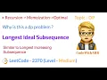 Longest Ideal Subsequence LeetCode 2370 DP Optimal Solution