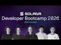 Solana Developer Bootcamp 2026 Learn Blockchain and Full-Stack Crypto Development Full Course