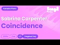 Download Lagu Sabrina Carpenter - Coincidence (Piano Karaoke)