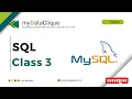Clique 1 - SQL Class 3