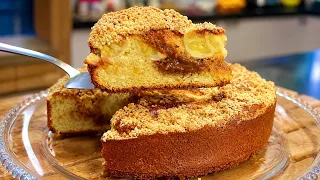 SEM LIQUIDIFICADOR E SEM BATEDEIRA!!! FAÇA ESSE BOLO DE BANANA COM DOCE DE LEITE E FAROFA CROCANTE