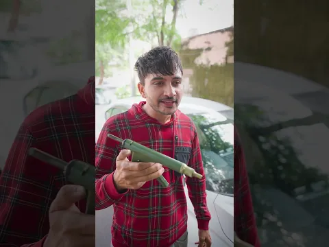 गुंडे से पंगा लिया🤯 फिर निकली Powerful Car Puncture Gun!  #shorts